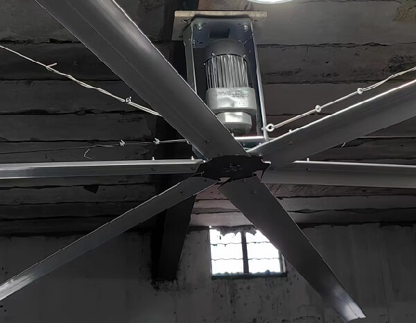 士元GV35轴 1.5KW电机减速机在7米3工业风扇上的应用