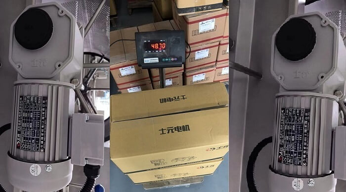 士元直交减速机 400W直角中空减速电机 厂家直供